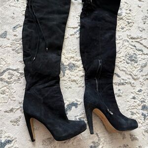 Sam Edelman Black Over the Knee Boots